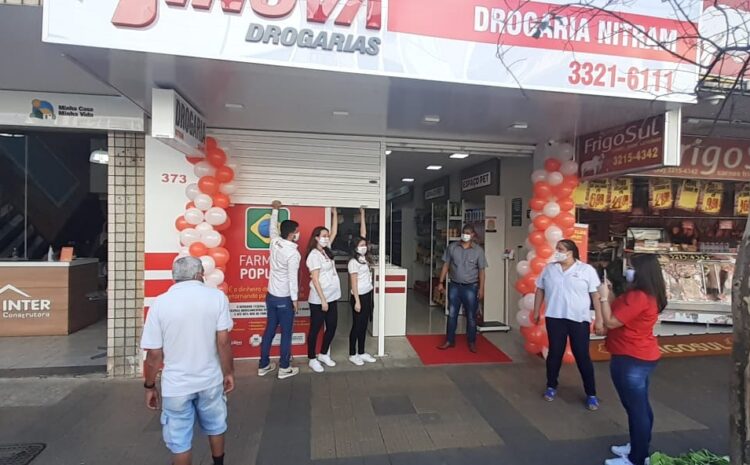 Inauguração- Drogaria Nitram LTDA